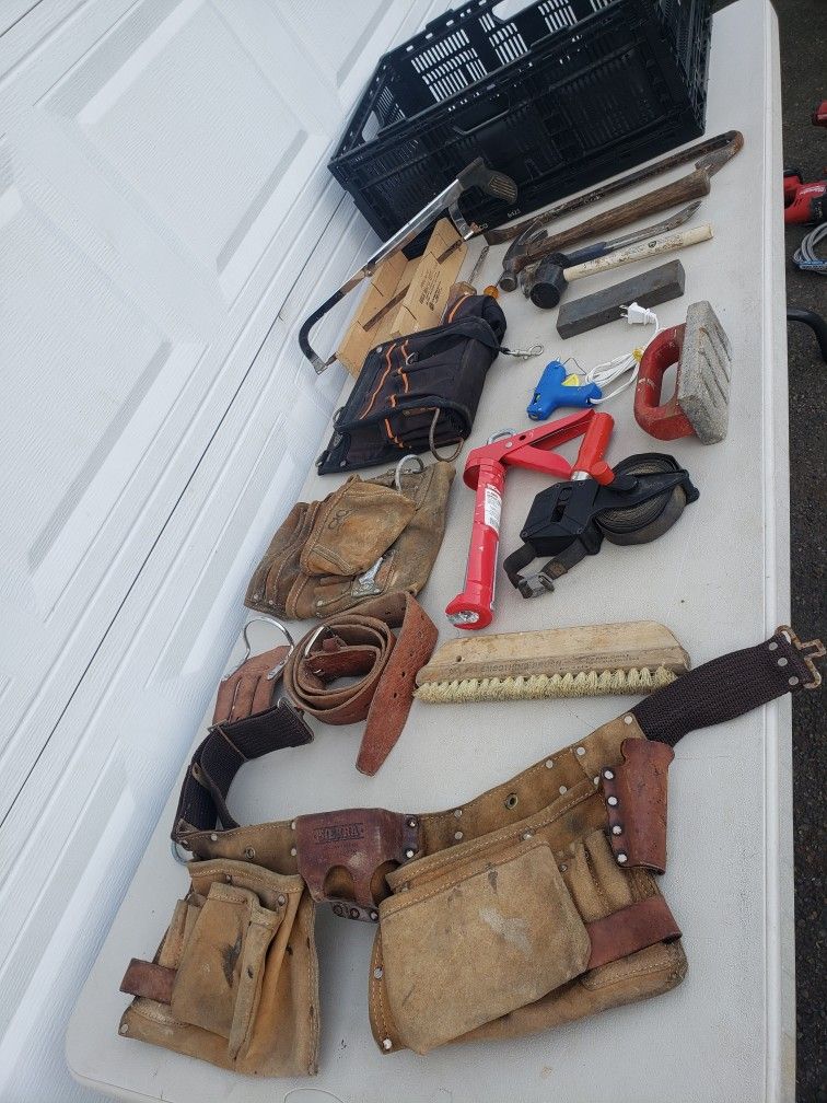 Carpenter Tool Belts Tools and Other