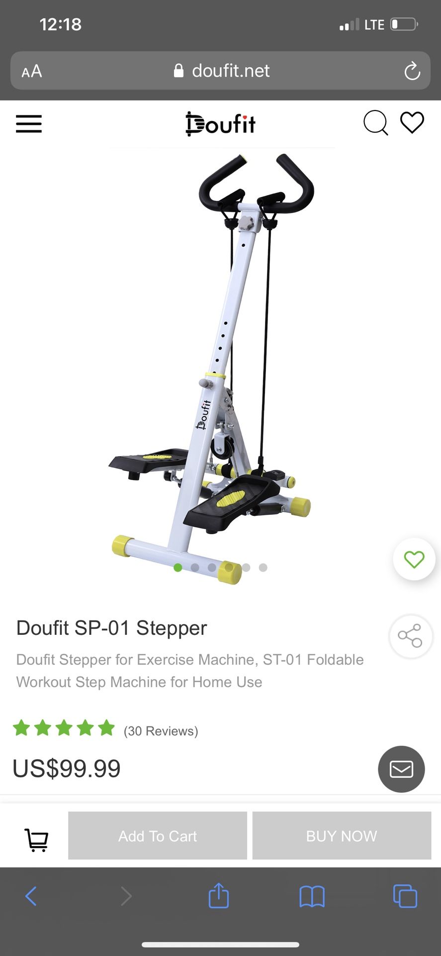 Doufit SP 01 Stepper cardio machine for Sale in East Orange NJ OfferUp