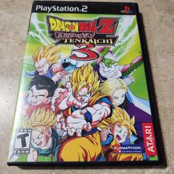 DBZ Budokai Tenkaichi 3 Ps2