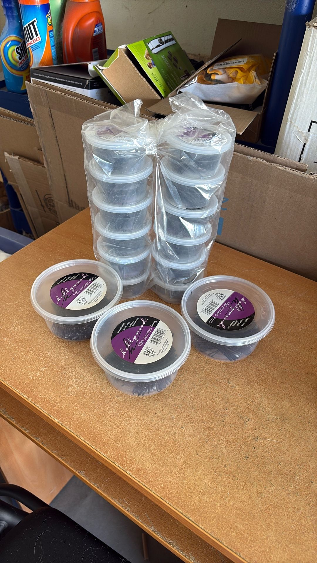 3 Pack Of HollyPins 100 Jumbo Safety Pins Including 12 Pack Of Regular 100 Safety pins