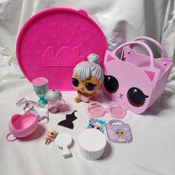 LOL Surprise! Oh Ooh La La Baby Surprise Lil Kitty Queen 7" Doll Silver Hair
