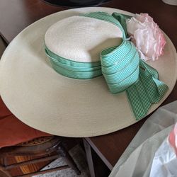 Vintage Frank Olive Wide Brim Hat