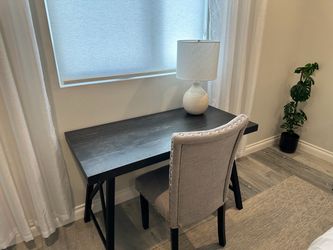 Chic office set (desk, lamp, and chair bundle)