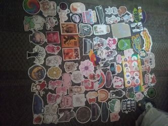 Lots of assorted stickers