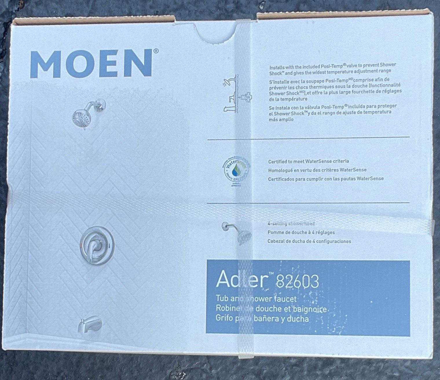 MOEN Adler Shower and Tub Faucet