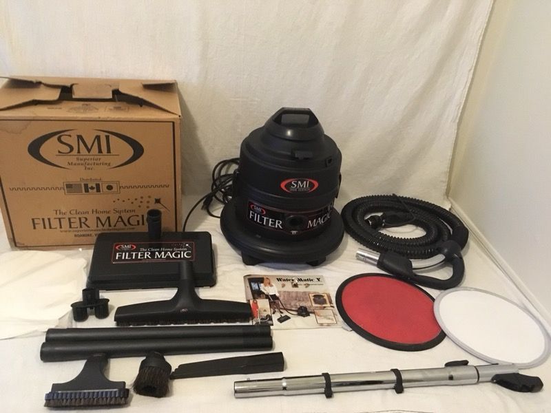 Filter magic water matic canister vacuum amazing