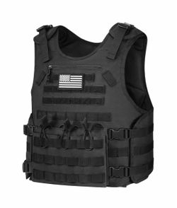 CVLIFE Vest with Zipper Bag Webbing System