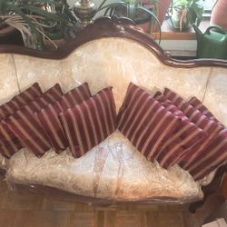 Antique Victorian Doll Classic Sofa Couch in The Plastic 