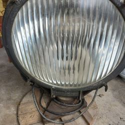 Huge Antique Crouse Hinds Industrial Spotlight Factory Airport  AWESOME 
