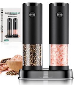 Brand New Electric Salt and Pepper Grinder Set