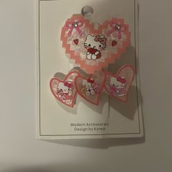 Hello Kitty Hair Clips 