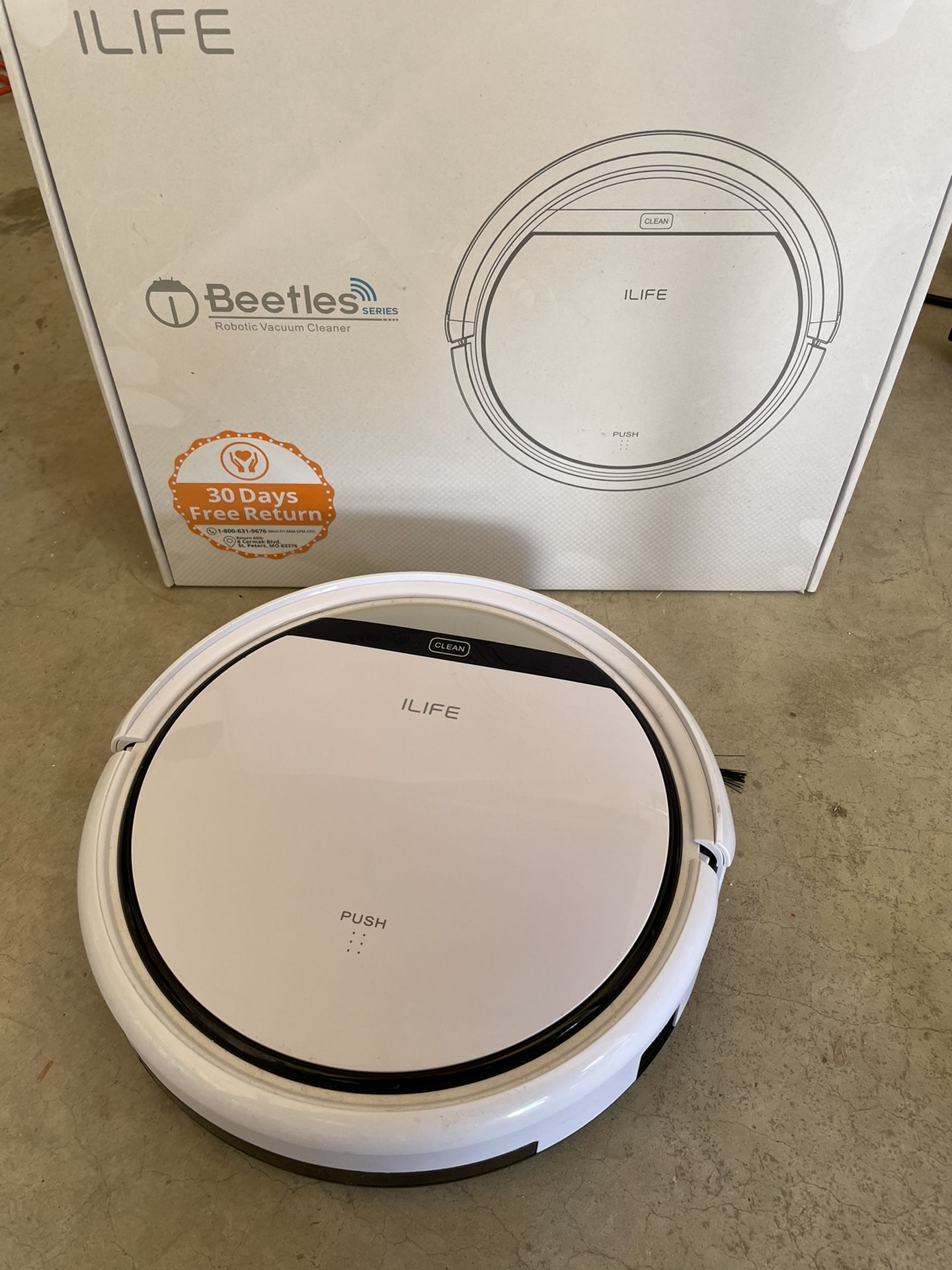 Beetles Robotic Vacuum Cleaner, Barely Used With Box And Extra Parts