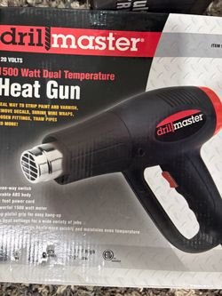 Drill Master 1500W Dual Temperature Heat Gun