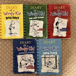 USED books: Diary of a Wimpy Kid (ALL FOR $10)