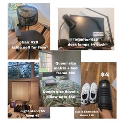 Graduation Sale – Furniture & Household Items in Great Condition