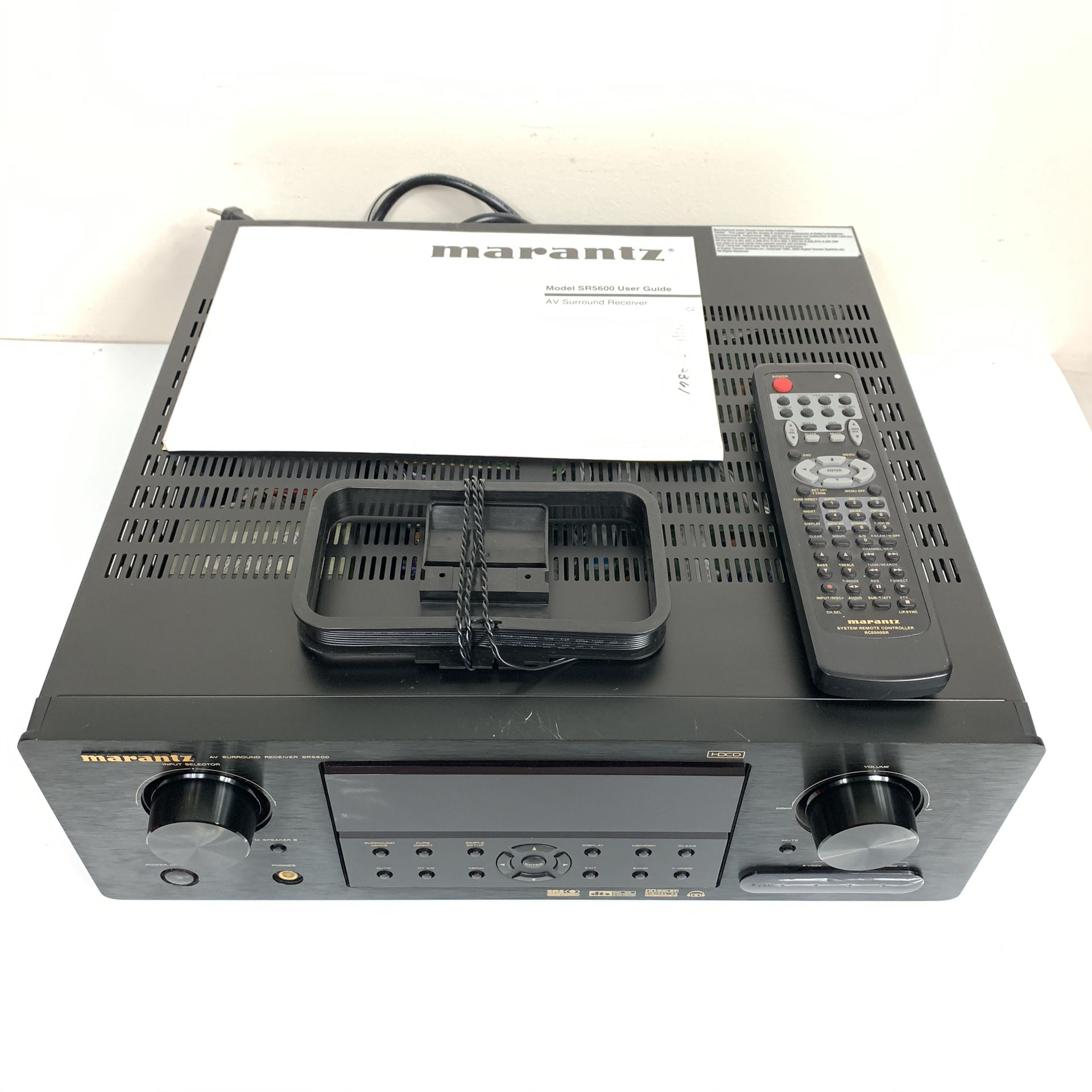 Marantz SR5600 Home Theater Receiver 7.1 Surround Sound Dolby bundle