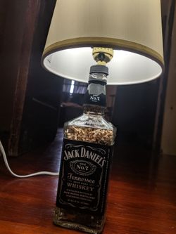 Liquor bottle lamps