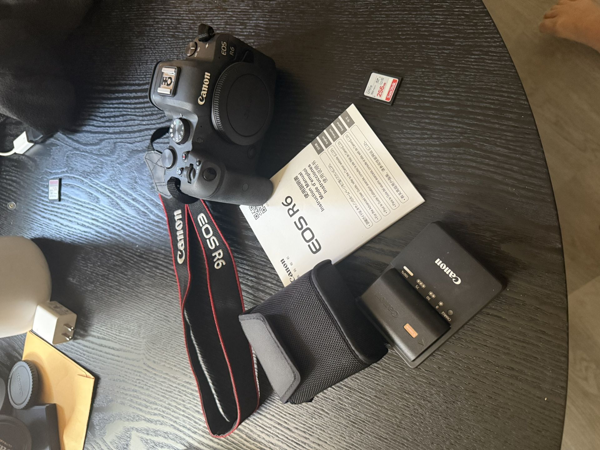 Canon R6 Mirrorless Camera Plus Ef 50mm 1.2 Lens