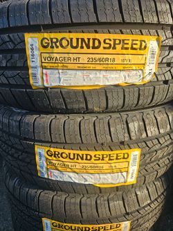 235-60-18 !!! GROUNDSPEED A/S !!! $360  LAS 4 LLANTAS MONTADAS Y BALANCEO INCLUIDO 👌