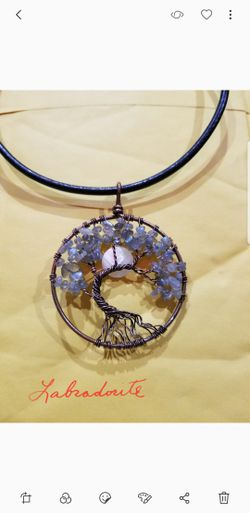 Labradorite Tree of Life Necklace
