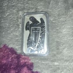 1 Troy Oz .999 Silver St. Michael 