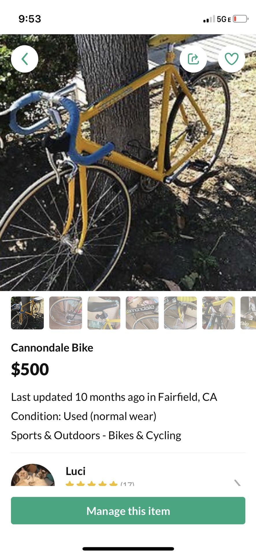 Cannondale Vintage Bike