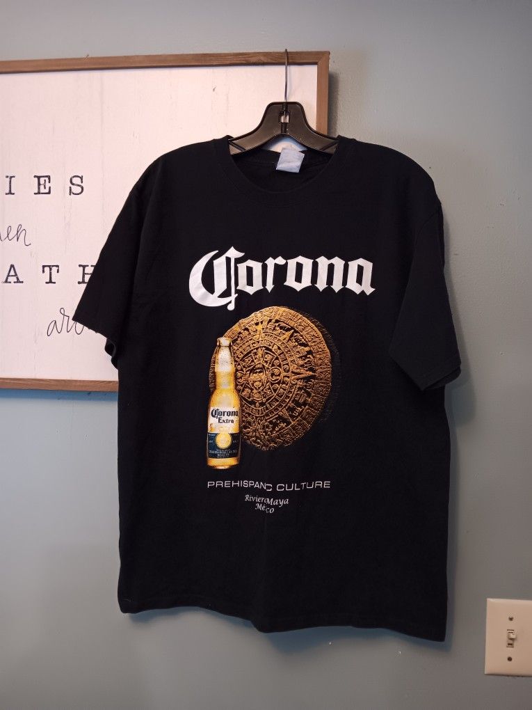 Corona Beer Mens Graphic Print Tshirt. Size Med.