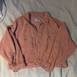 Pink Corduroy Jacket 