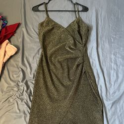 Black And Gold Dress 
