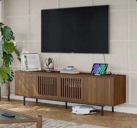 Brand New 71” Mid-Century Modern TV Stand (Up to 88” TVs) – $200 OBO