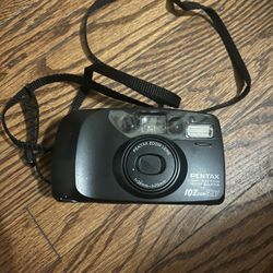 Pentax IQZoom EZY 35mm Film Camera With 38-70mm Zoom Lens Auto Focus Film