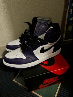 Jordan 1 court purple