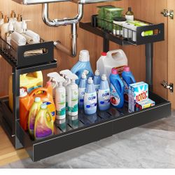2 Tier Under Sink Organizers $40