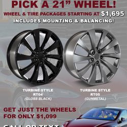 Tesla 21” Wheel & Tire Package