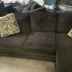 Brown Sectional 