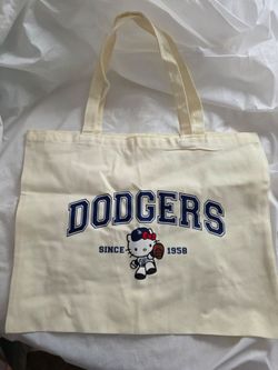 Dodgers Hello Kitty tote bag