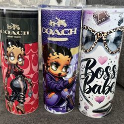 Steel Tumblers, Hot/Cold 20 Oz