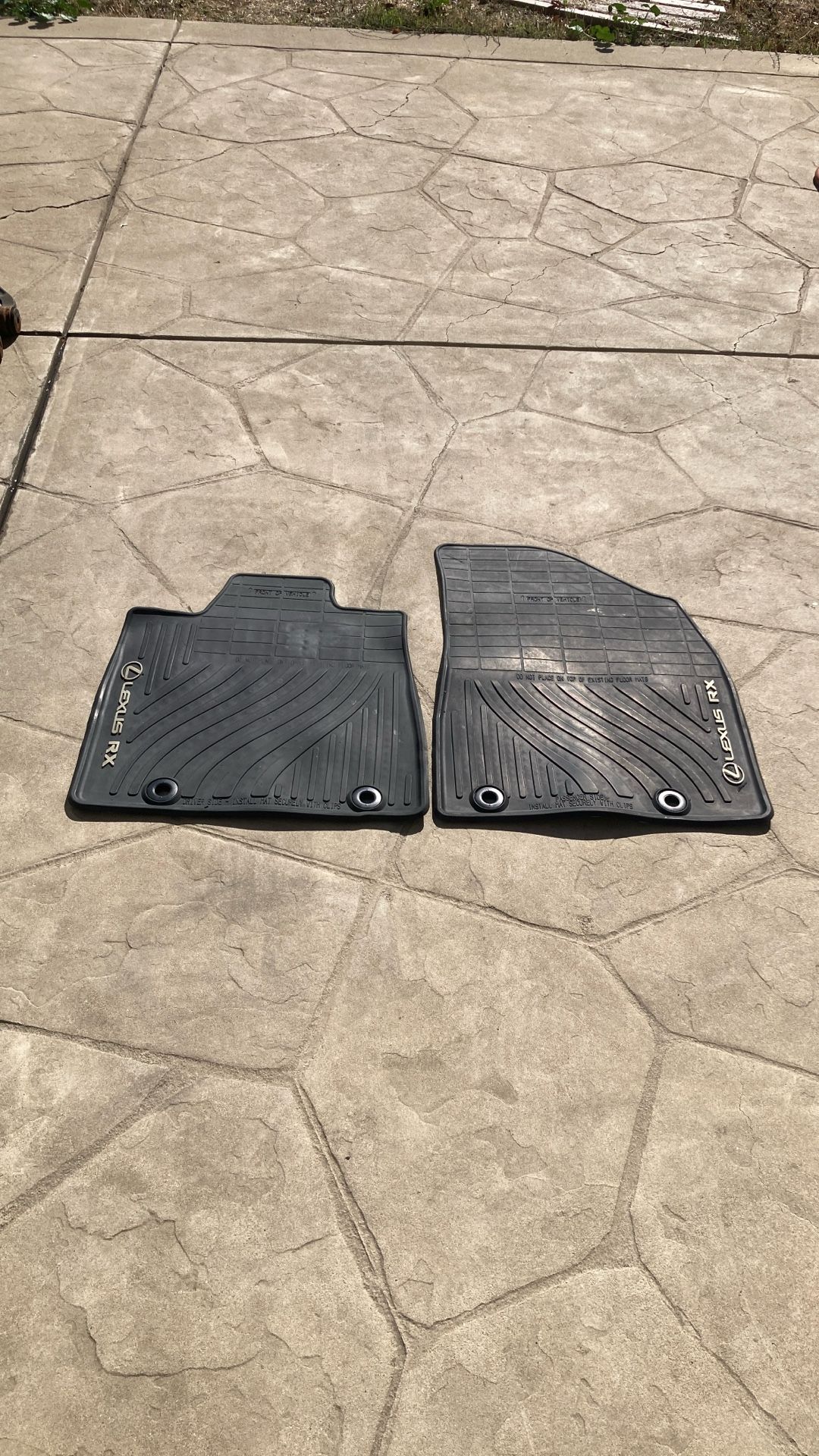 Lexus RX350 OEM All Weather Floor Mats 2010-2015 Parts