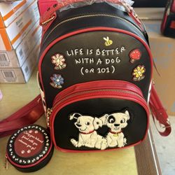 Loungefly Back Pack Dalmatians 
