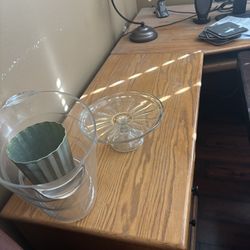 Solid Oak Corner Office Desk