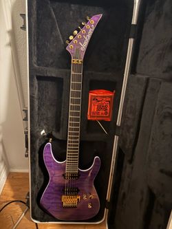 Used Like New Jackson SL2Q Pro Series Soloist – Purple (Amp Included!)