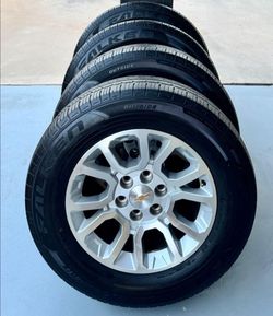 Great Set 👍 Chevy Silverado Tahoe Suburban 18" Wheels and Tires