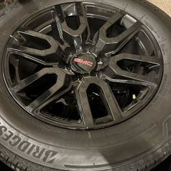2026 GMC Sierra 1500 20” Black Wheels (set Of 4)