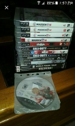 Ps3 Games (Great Condition)