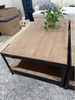Coffee table Pottery Barn reclaimed wood