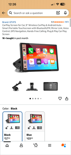 Carplay screen Bluetooth