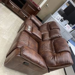 NEW COMFY SANTIAGO RECLINING SOFA LOVESEAT SET ON SALE NOW ONLY $999! SAME DAY DELIVERY 🚚 NO CREDIT NEEDED FINANCE AVAILABLE ☎️🤩💰
