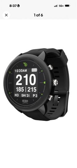 IZZO Golf GPS Smartwatch Black