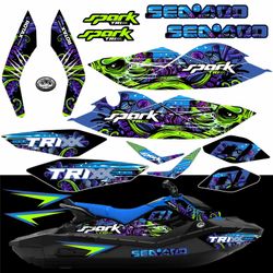 Sedoo Spark Trix Decals Sticker 2up -3up