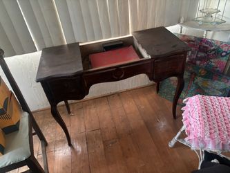 old sewing table